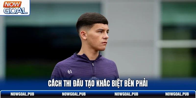 Cách thi đấu tạo khác biệt bên phải